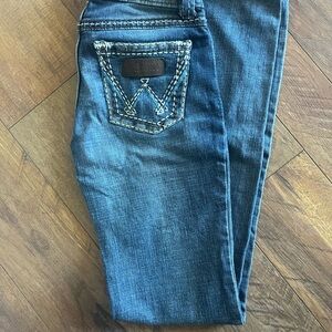 Wrangler Women's Dark Blue Boot Cut Jeans